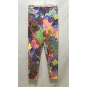 Desigual Womens Medium Colorful Floral Leggings